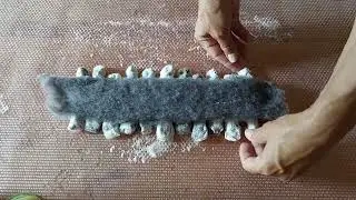браслет валяный
