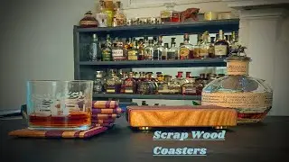 First Wood Working project Scrap Wood Coasters #woodworkingcomunity #woodworking #diy #cuttingboard