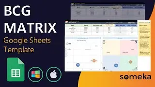 BCG Matrix Google Sheets Template | Portfolio Categorization Tool