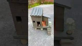 Build And Destroying Little Multiple Clay House 😱 Awesome House #shorts