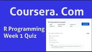 R Programming Week 1 Quiz  | Coursera R Programming Quiz | Coursera Certificate | Atiqa Analyst |