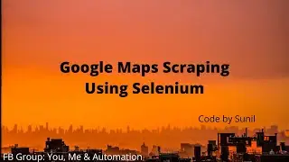 Scraping Google Maps using Selenium