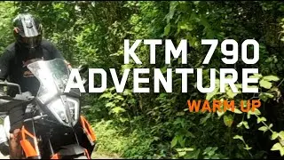 KTM 790 Adventure Short Warm Up