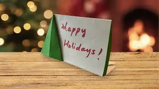 Origami Christmas Tree Stand (Designed by Francesco Mancini)
