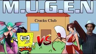 MUGEN Battle 177: SpongeBob and Morrigan vs Mai and Seu Madruga