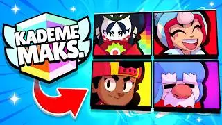 TÜM KARAKTERLERİMİ 1000 KUPA YAPIYORUM! 😱 | Brawl Stars