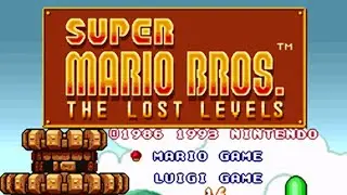 Super Mario Bros Lost Levels Part 1 - Worlds 1, 2, and 3