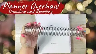 VLOGMAS 2024 DAY 5  |  Planner Overhaul  |  Uncoiling and Recoiling my Erin Condren Monthly Planners