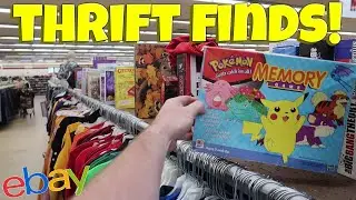 Thrifting Multiple Thrift Stores and Finding Cool Stuff to Sell on Ebay and Amazon FBA!