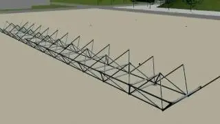 Assembly of the Stauffer Center Canopy, University of Redlands Redlands, California