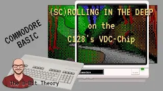 Scroll Fullscreen EGA-like Graphics using Basic on the C128. Much easier than on the C64