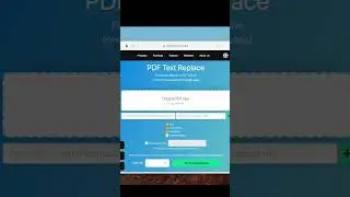 How to Find and Replace Text in PDF Online Free?#tutorial #editpdf #pdf #howto #freetools