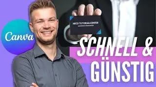 Visitenkarte erstellen und bestellen | Günstig & einfach | Canva Tutorial