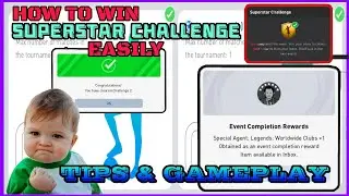 How to complete Superstar Challenge easily in PES 2021 MOBILE | Tips & Gameplay