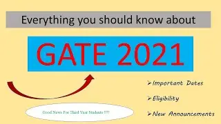 Everything You Should Know About GATE 2021 | Exam Dates | Eligibility | Major Changes