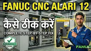 Fanuc control CNC Alarm 12 ko kaise theek kare||How to check alarm no 12 in CNC Machine Qm32