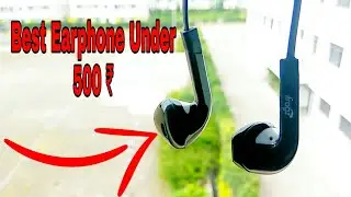 Best Earphones Under 500  | Design look like Apple's Earphones |
