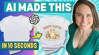 Create a Print on Demand T-Shirt Design in Seconds Using AI - Plus 5 Bonus POD Niches🔥🔥🔥