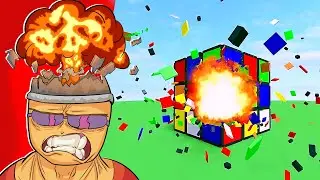 Breaking Roblox into Pieces I'm Blowing It All Up in Destruction Simulator!