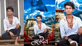 bol bam photo editing | mahadev photo editing | shivratri special photo editing tutorial