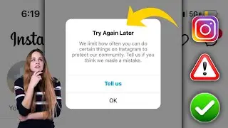 HOW TO FIX Try Again Later on Problem Instagram | instagram try again later error Restrict Activity