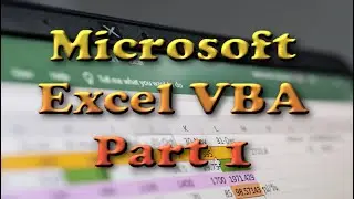 Microsoft Excel VBA for Beginners Part 01 (Using Msgbox to display a message)