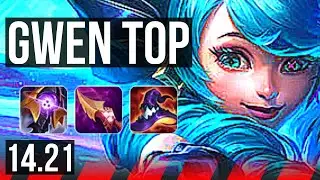 GWEN vs VLADIMIR (TOP) | EUNE Challenger | 14.21