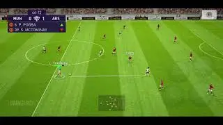 Manchester united vs Arsenal highlights | United goals | Arsenal goals   | pes2021 mobile
