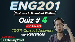 ENG201 Quiz 4 Solution 2023 | Correct Solution With Reference | The Merciful Academy