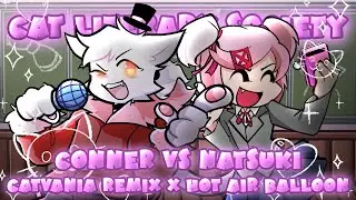 Cat Literary Society / Conner vs Natsuki / Catvania Remix x Hot Air Balloon / FNF Mashup