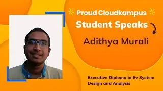 Electric Vehicle Innovation: Adithya's Journey to Crafting Sustainable Mobility with Cloudkampus!