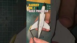 Harrier MK.1 assembly and Paint process #scalemodelbuilding #modelaircraft #scalemodel