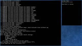 Arch Linux installation recording to kernel 5.5.7-arch1-1 (testing, new ISO)