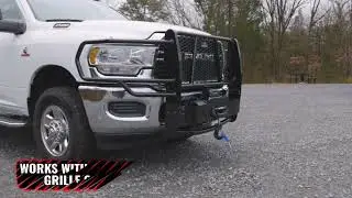 Ranch Hand Legend Grille Guard Winch Plate | 16.5K Pull Rating, Sensor Ready, Rust-Proof Build