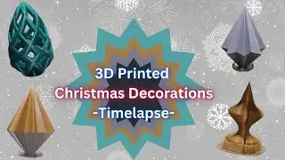 3D Printed Christmas tree Decorations