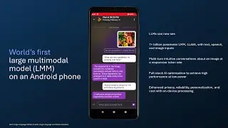 World’s first large multimodal model (LMM) on an Android phone
