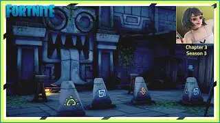 اعثر على الباب السري وراء الحجرة الرئيسية في معبد المتاهة - فورتنايت
