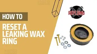 how to pull and reset a toilet on a new wax ring