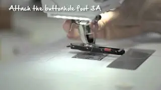 BERNINA 530 & 550 QE -  come cucire un'asola