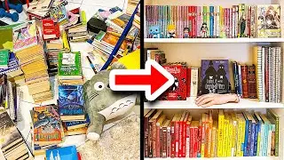 Organize & Clean Your Bookshelf Like A PRO 📖