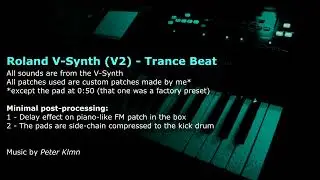 Roland V-Synth - Trance Beat 🎧🎹 Synth Jam 