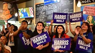 Los Ángeles de fiesta: simpatizantes hispanos de Kamala Harris celebran candidatura demócrata