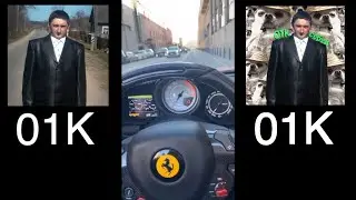 Сережа 01к в Европе ч 2! Машины, рестораны, шмот и другой балдеж! : 01k, себек