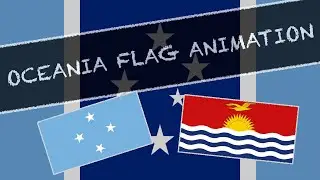 Oceania Flag Animation