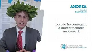 I nostri studenti - Andrea (Beni Culturali)