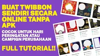 CARA MEMBUAT TWIBBON ONLINE DENGAN CEPAT TANPA APLIKASI