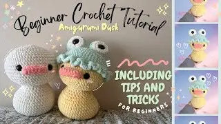 Mastering Amigurumi: How to Make the Cutest Duck EVER [Beginner Tutorial] includes plush yarn tips!