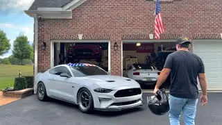 Taking My First Pass Is my ESS Super Charged Mustang GT!