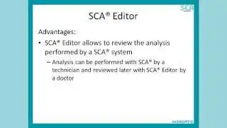 SCA Editor - CASA System SCA Evolution (Veterinary Edition)