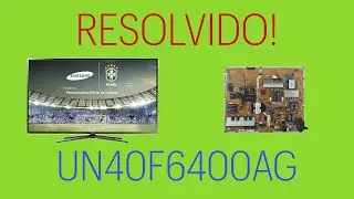 TV SAMSUNG UN40F6400AG RENICIANDO SOZINHA - RESOLVIDO